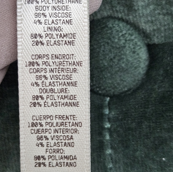 SKIMS Faux Leather Bralette Cement 2X NWOT - Picture 8 of 8